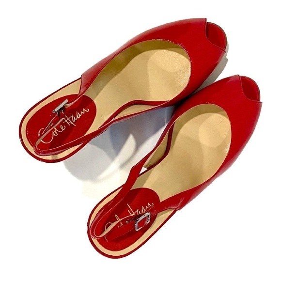 cole haan nike air red heels